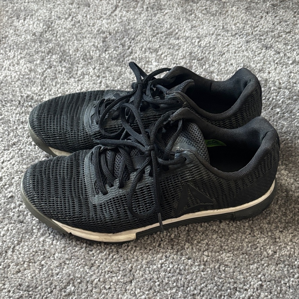 Reebok Black and Gray Athletic Shoes